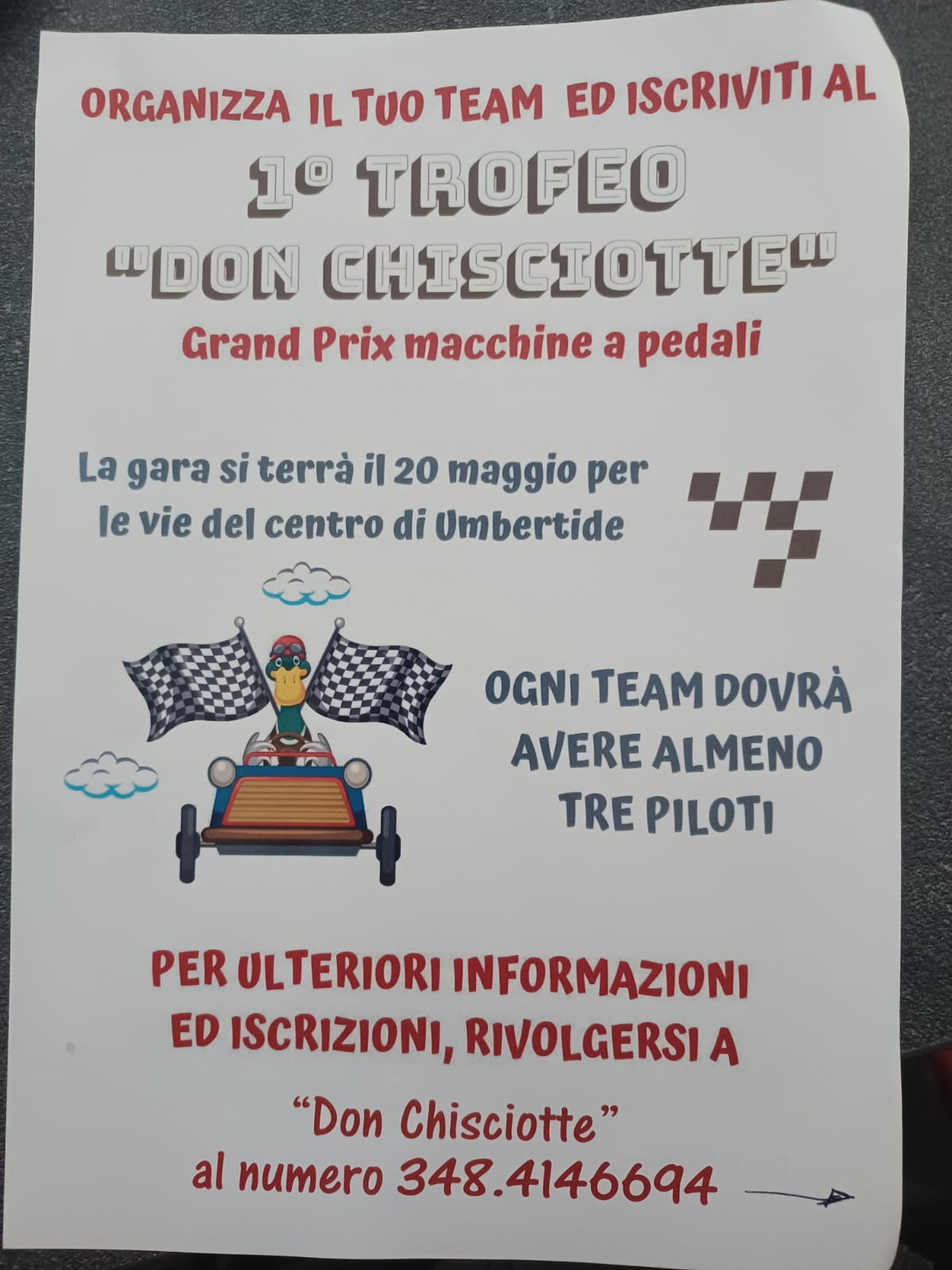 1° trofeo don chisciotte umbertide